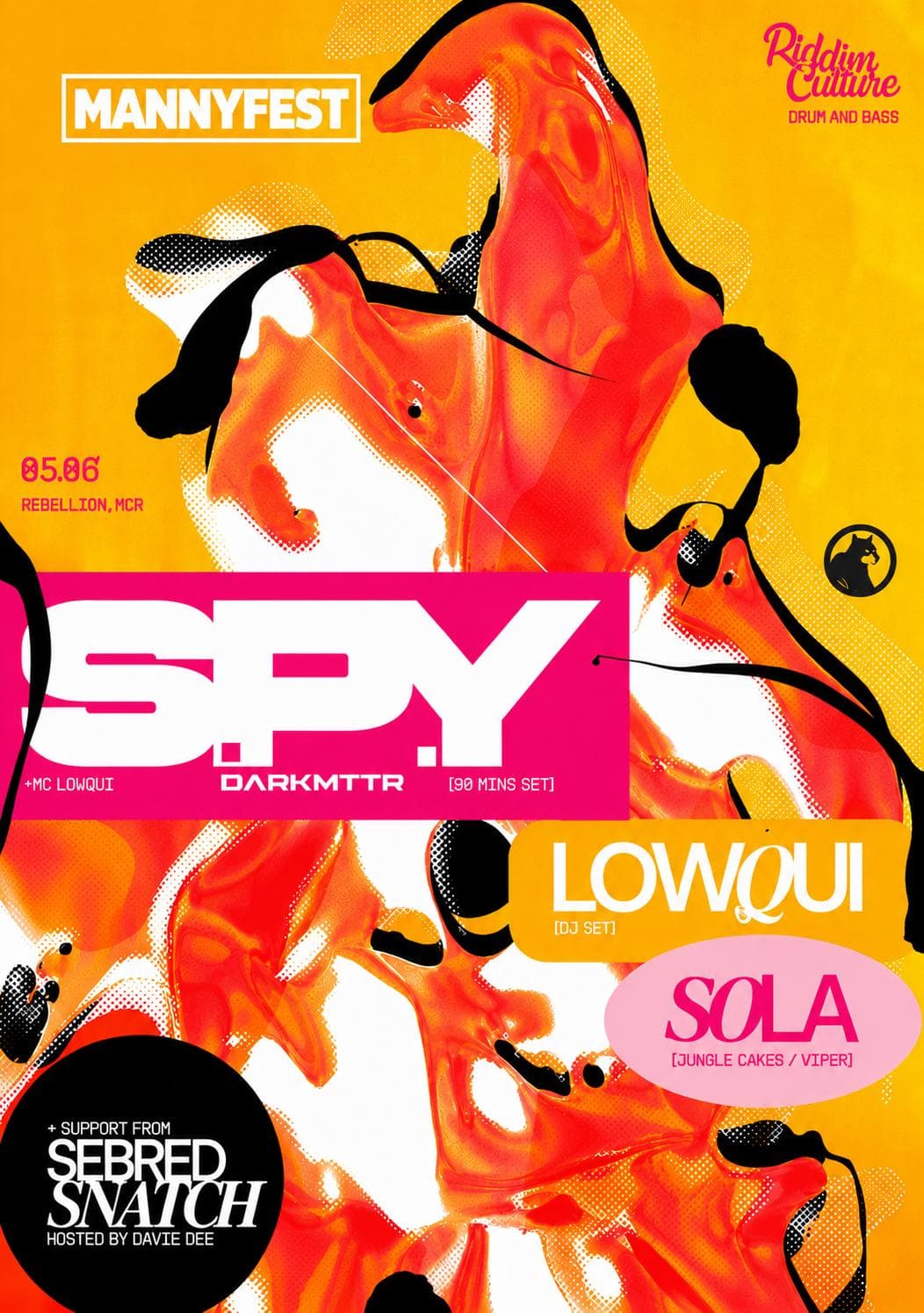 S.P.Y flyer — Rebellion, Manchester